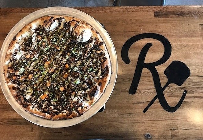 RxPizza's tweet photo. December's Pizza of the Month - Mom Knows Best
Garlic oil base, mozzarella, sausage, oven roasted sweet potato, goat cheese, roasted brussel spout slaw and a balsamic reduction drizzle
#pizzaofthemonth #getinmybelly #rxpizzadtb #rxpizzacs #momprescription https://t.co/kKfRusDbJT