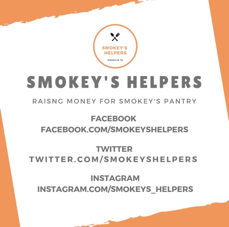 SmokeysHelpers's tweet photo. Check out our other social media platforms and keep fighting to end food insecurity by donating! https://t.co/7BytkhB6aT