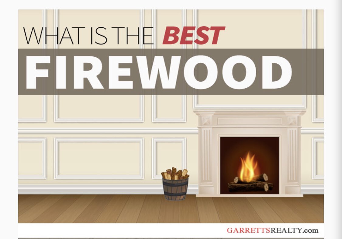 Are wood burning fireplaces popular in your area? 🔥 CHECK OUT this list of the different types of firewood for your home. garrettsrealty.com/blog/best-fire…