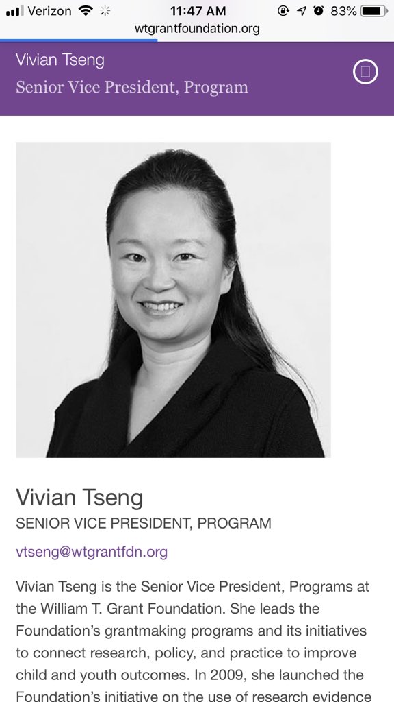 RMIRECC's tweet image. #3Lessons more on @VivianT88  wtgrantfoundation.org/about #discience18