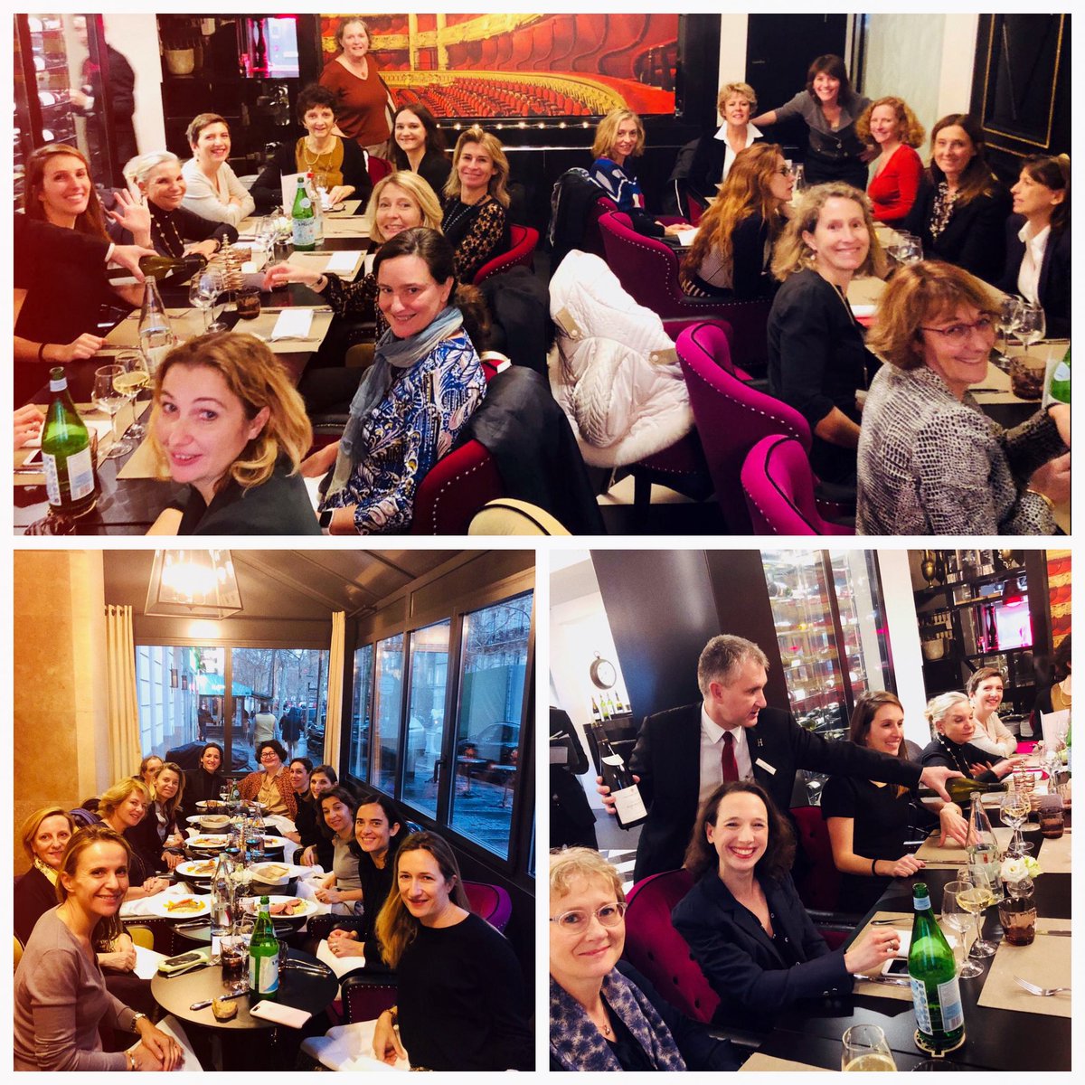 WiRestructuring's tweet image. Chez les #WiR on déjeune dans la convivialité avant les fêtes de fin d’année 🍾 🎉 Nous sommes porteuses d’enthousiasme et de projets pour 2019 ! #Association #FemmesDeTalent