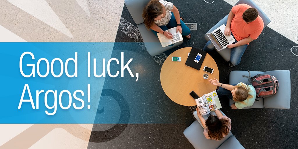 Mondays are hard. Enjoy this rhyme. 
Dec. 3 to finals is the longest time of year. It seems as though your grades never will appear! Study hard each day and night, with breaks in-between. Winter break will be here before you can say blue and green. 
Good luck on exams, #Argos!