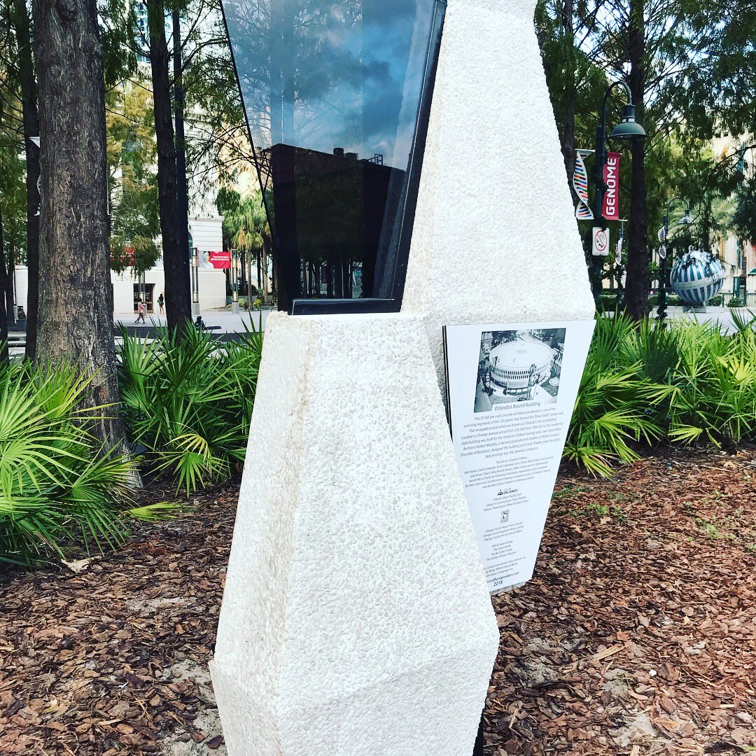 HistoryCenterFL's tweet photo. A new addition to Heritage Square #roundbuilding #midcenturymodern #architecture #centralboulevard https://t.co/meDLKOK0fS