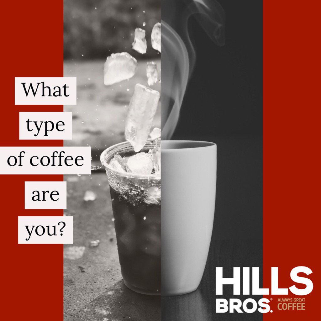 hillsbroscoffee's tweet photo. It's Monday, so today, probably cold brew...but ask us again Friday and the answer might change. 😉 #ColdorHot #HillsBrosCoffee https://t.co/cl3TaCNTre