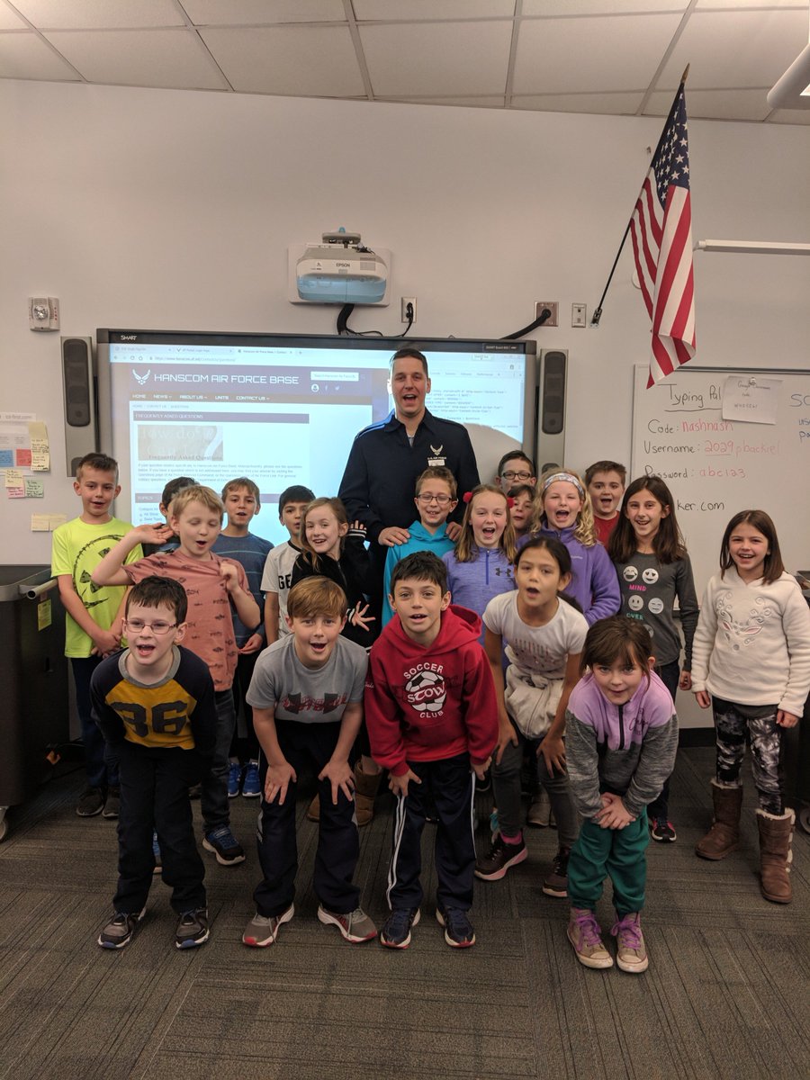 pbackiel's tweet photo. On the 1st Day of Coding, my Computer gave to me....some Internet Security!
And visits from 
Maj. Erickson, USAF, 
Mr Greg Weeks, VP Global Technology, and 
Mr. Patel from Sonos!
  #HOURofCode2018 https://t.co/10tZE05GuH