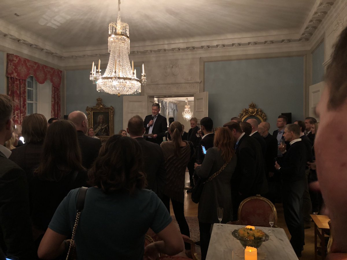 With <a href="/IgniteSweden/">Ignite Sweden</a> At <a href="/SveAmbFI/">SverigesAmbassadiFI</a> with <a href="/SwedishHotspot/">Swedish Hotspot</a> and The Swedish Startup ecosystem.
#Slush18