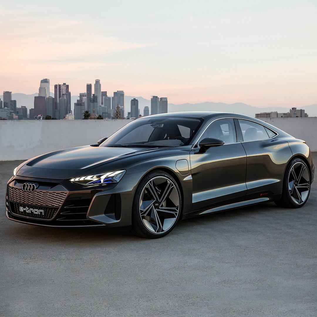 AudiUK's tweet image. With a combination of aerodynamic design, sustainability and sports car performance the new #Audi e-tron GT is the future of electric driving.