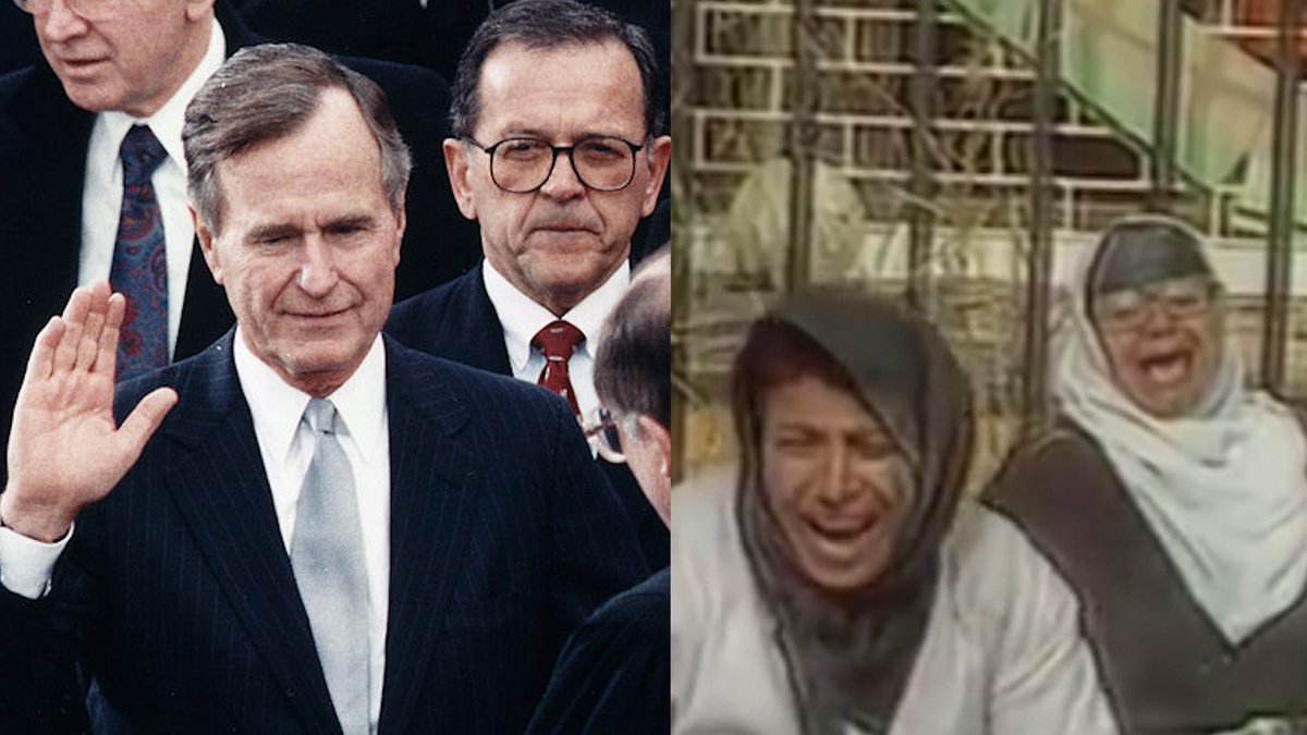 democracynow's tweet photo. Mehdi Hasan on George H.W. Bush’s Ignored Legacy: War Crimes, Racism and Obstruction of Justice https://t.co/ExtePSgN0m https://t.co/ddlTuY2OcZ
