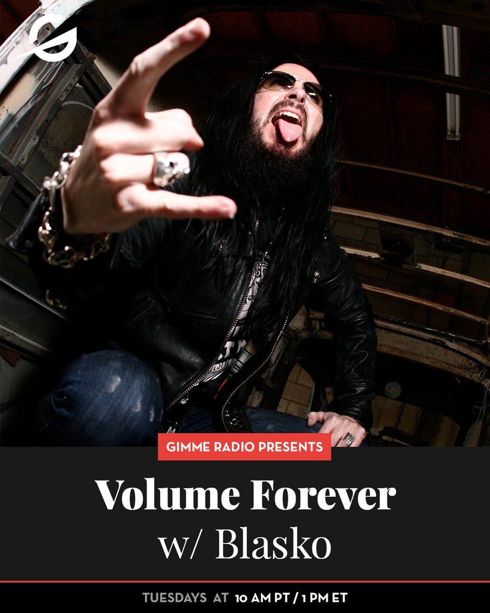 gimmeradio's tweet photo. Look who's got their own Gimme show! Join us in welcoming the latest addition to our DJ arsenal, @blasko1313, bass destroyer of @OzzyOsbourne and #ZakkSabbath. Tune in for the debut of 'Volume Forever' tomorrow, 12/4, at 10am PT / 1pm ET. #blasko #volumeforever #ozzyosbourne https://t.co/Nanu9SgJqh