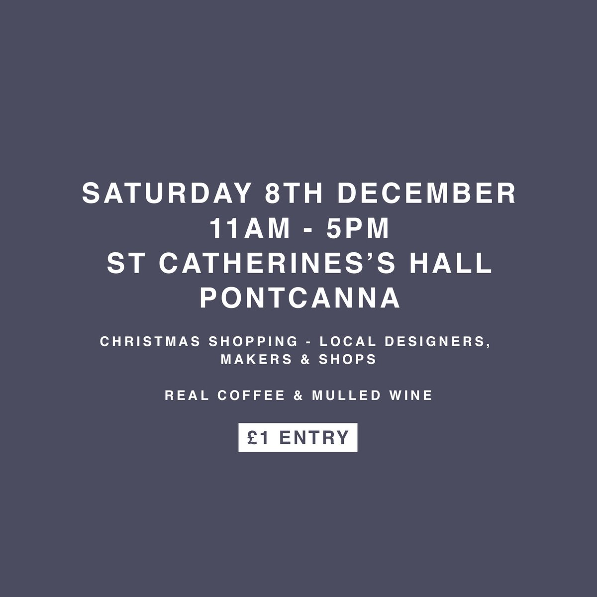 We will be in Pontcanna this Saturday for our next Christmas Market- Our Gruff Beard Grooming Boxes make the perfect gift- if you're about pop by and say hi!