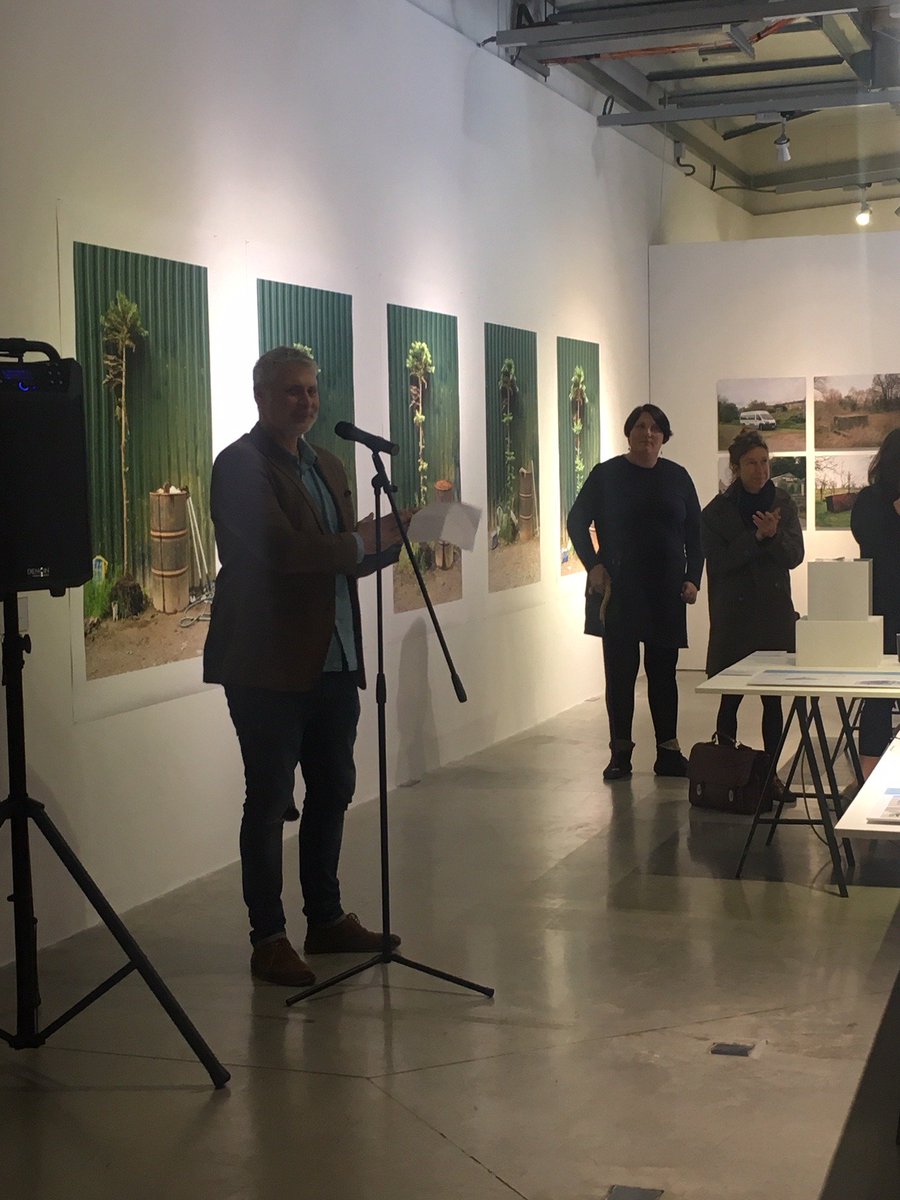 TheAIPlym's tweet photo. A fantastic turn out for F R E Q U E N C I E S opening night on Friday 👌 From video installations to sculptures visit The Levinksy Gallery from now until 14 Dec to check out the talented works from our postgraduae students! Find out more> https://t.co/HevIk79sXo #PlymMAShow https://t.co/3XhiM8PXmL