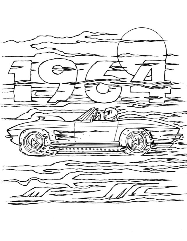 fireballtim's tweet photo. Sketch of the Day!!! 1964 Vette Convertible, baby... Get the Coloring Book on AMAZON! https://t.co/J9ANWXdOAF
#fireballmalibuvlog #fireballtim #onlyinmalibu #cars #corvette #coloringbook https://t.co/8KXs9dYiqt