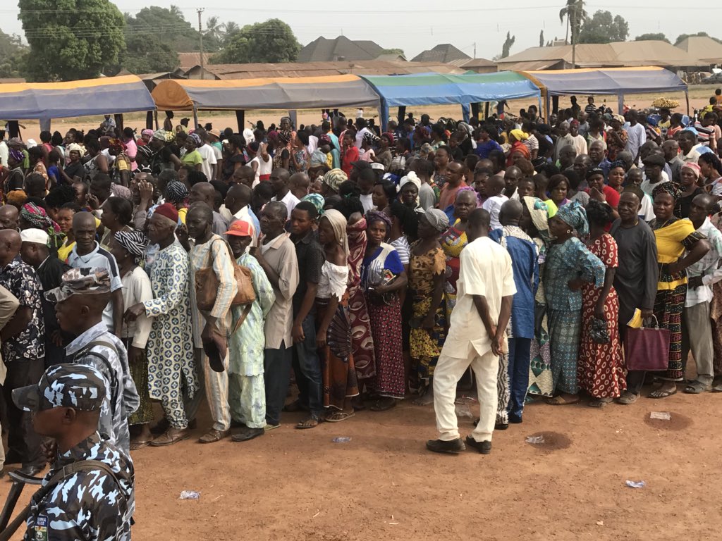 I flagged off my Senatorial Campaigns at Adikpo with free medical outreach today. The turn up was massive, over 20 wheelchairs, 200 medicated glasses, and over 10 surgeries done today. God be praised. #VoteMimi4SenateZoneA. #SupportAPC #AnewZoneA