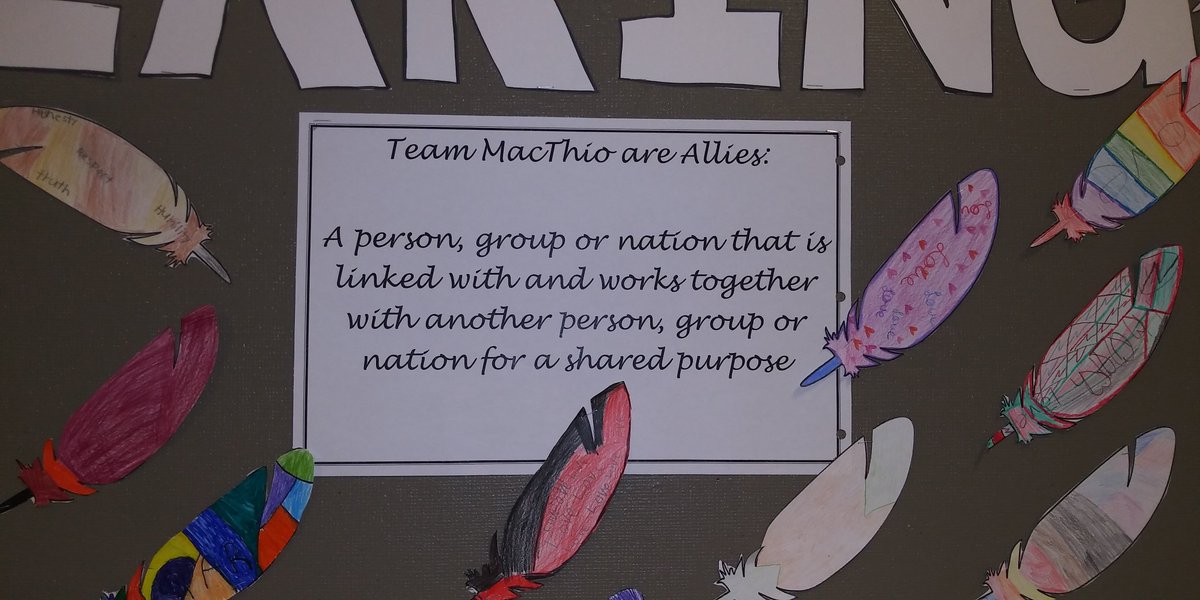 MorgenMacdonald's tweet photo. #TeamMacThio learning what it means to be a Truth &amp; Reconciliation Ally. We are exploring #speakingourtruth by @ltldrum to learn &amp; grow as a community. #83learns #truthandrec @shuswapmiddles https://t.co/sZAp5gF8G1
