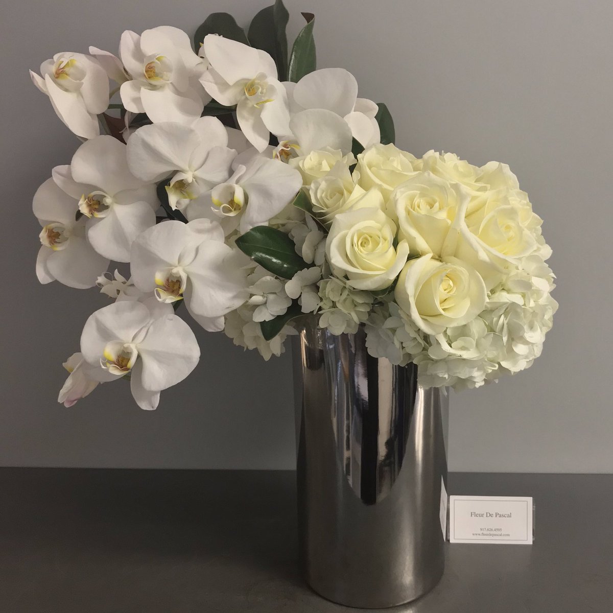#happy #hanukkah from <a href="/fleurdepascalny/">Fleur De Pascal</a> #orchids floating in arch above #garden #roses #fleurdepascalny #flowers #floralarrangement #nycflorist #fleur