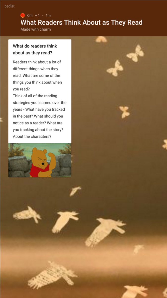 LCMSLib's tweet image. Loving me some @padlet for all of my categorizing needs! Awesome to have this projected as students add to the list! #Padlet #Categorizing #Learning #SRVUSD1819 #SRVlibraryLOVE #LCMS #LibraryLife