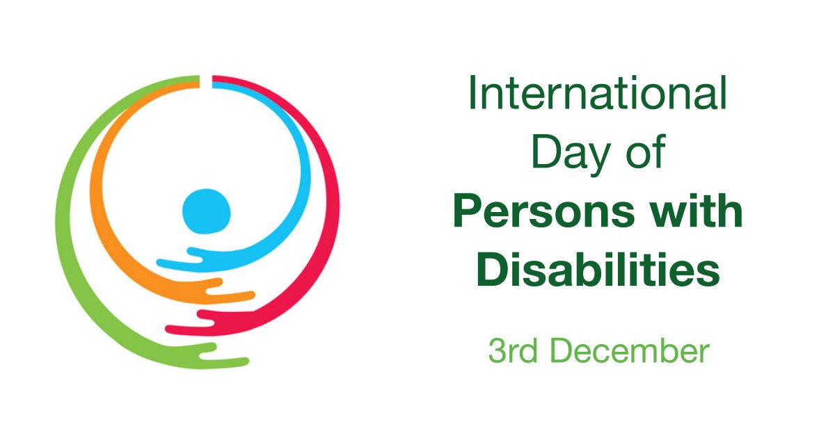 Did you know? Today is #InternationalDayofPersonsWithDisabilities - do what you can to raise awareness. #IDPD