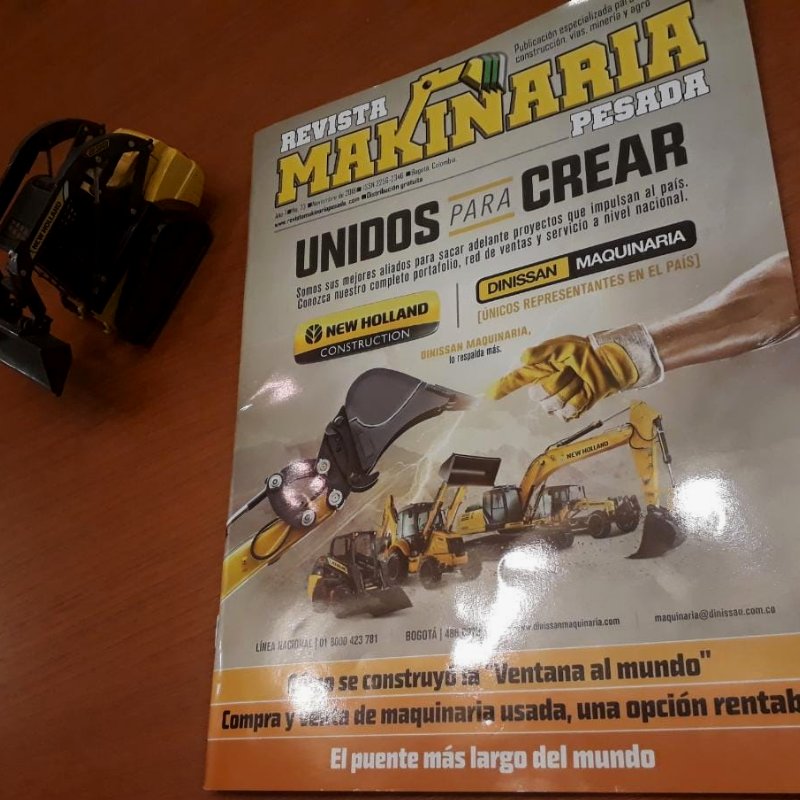 📰 #Medios #Pg1Comunicación

Nuestro cliente #NewHollandCE, tapa de la revista especializada <a href="/makinariapesad/">Makinaria Pesada</a> de Colombia 🇨🇴