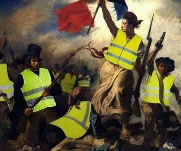 emanuel_ema_'s tweet photo. ¡La Francia obrera marca el camino! #Francia #GiletsJaunes #BuenLunes ✊✊ https://t.co/gThhHuqTnm