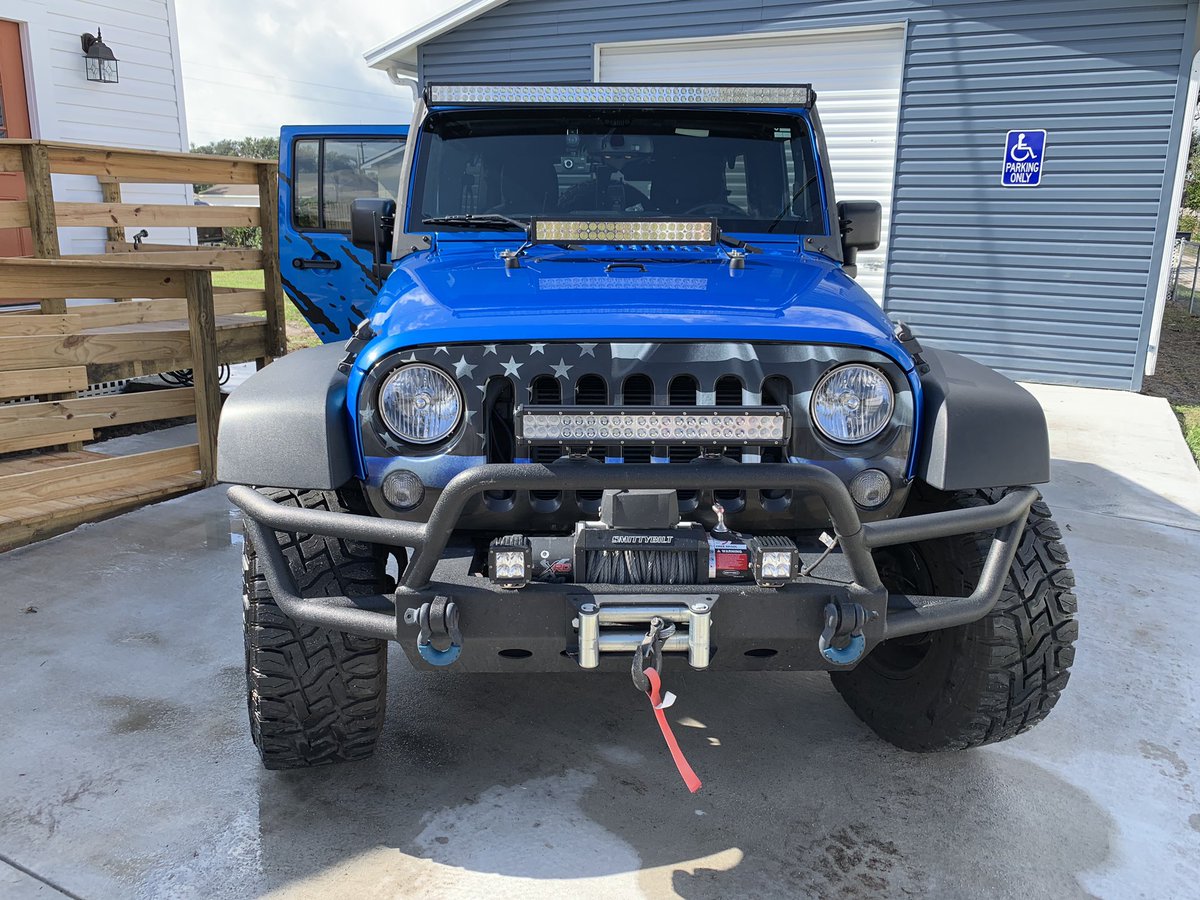 SpiresAutoSales's tweet photo. 2015 Jeep Wrangler JKU Sport
22,661 Miles
$36,995
•Super low miles
•52 inch. Light bar
•26 inch. Light bar
•20 inch. Light bar
•4 inch. Pods
•2 tactical seat covers 
•Rain ponchos and road side equipment
•Smitty Built XRC Winch 863-332-8867
#usedcar #lakeland #usedcars https://t.co/o6sHuxzYEq