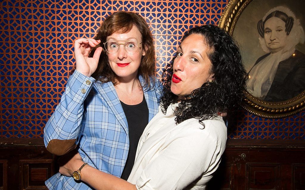 kitschmixtv's tweet photo. Married lesbian Palestinian-Jewish comedians aim to get laughs, make history https://t.co/E0rrD0gKQM https://t.co/cOIe47TKGl