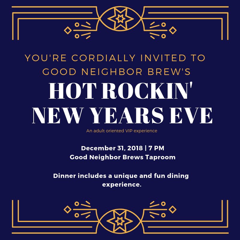 We know where we'll be on NYE! Tickets now available - buff.ly/2SuGJXj