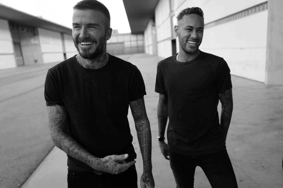 Beckham y Neymar en un anuncio