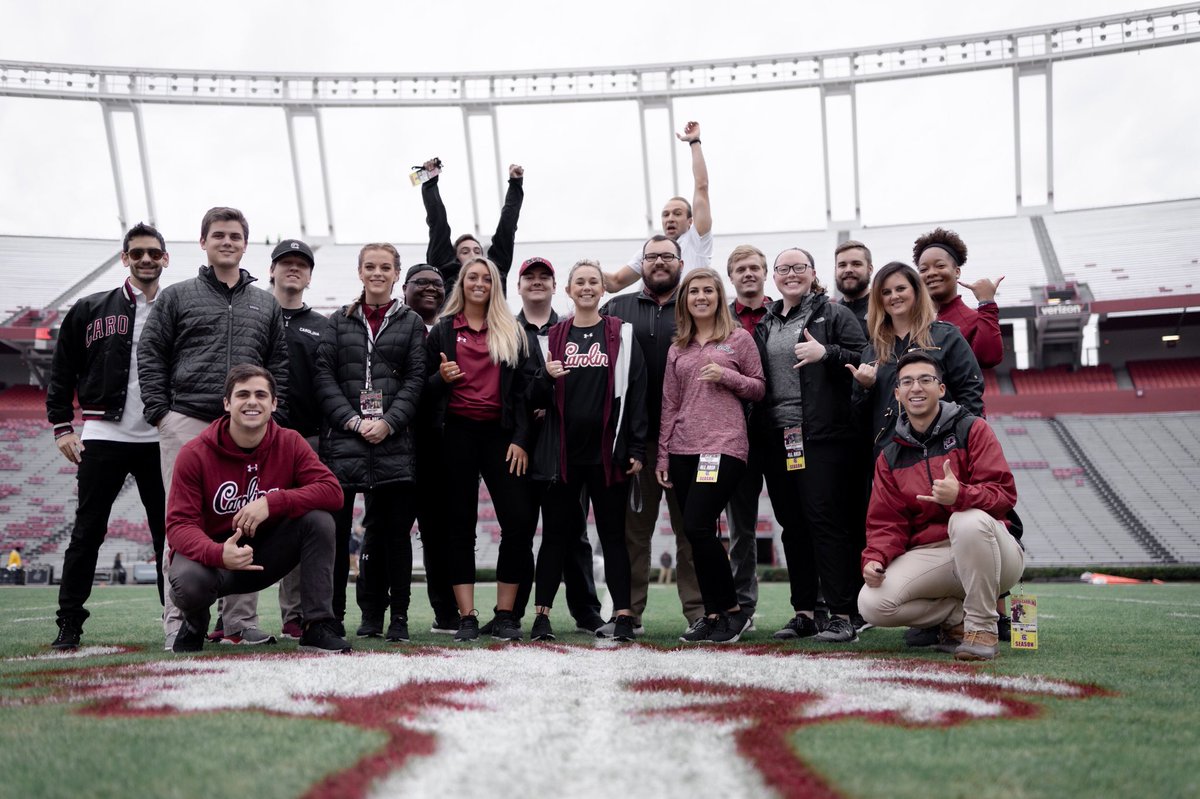 AlexPeucker's tweet photo. So thankful to be apart of this talented team and to help work my first USC football game! #gamecocks https://t.co/48hZ4wDv4C