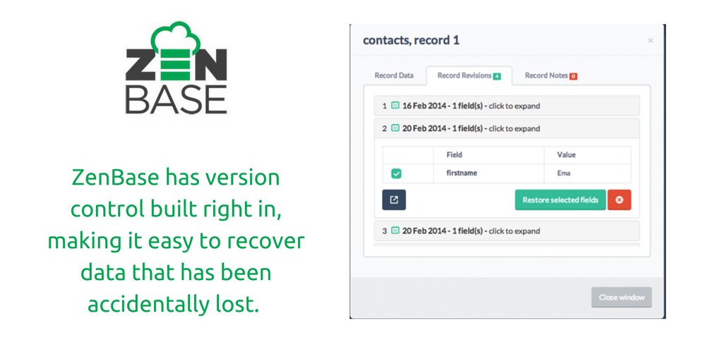 getzenbase's tweet image. No more "Oops!" moments. ZenBase has version control built right in, making it easy to recover lost data. ow.ly/Ly4B30m38hu