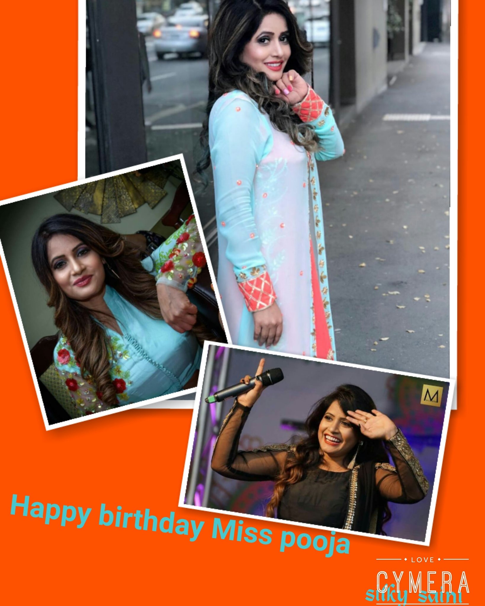Happy birthday Miss Pooja....God bless you... 