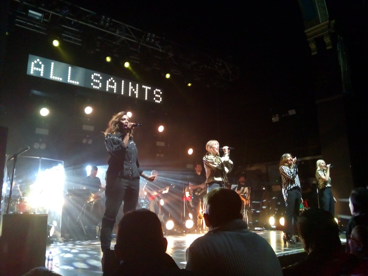 AdieCaffery's tweet photo. Nat, Nic, Mel and Shaz still kick ass! All Saints sounding phenomenal in Birmingham tonight with new stuff as good as the old. @AllSaintsOffic
 @O2InstituteBham #allsaints #chickfit #TestamentTour https://t.co/xMNYbqnBOA