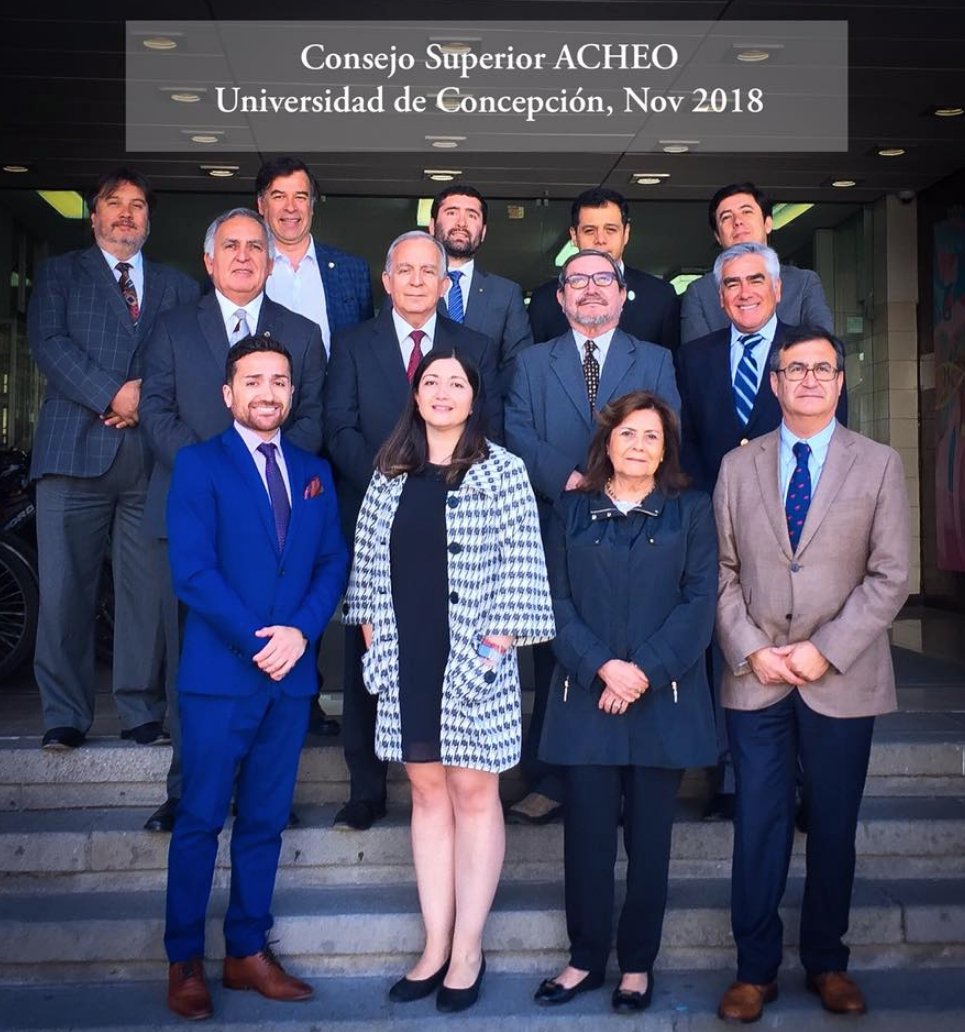 ACHEO3's tweet photo. El día viernes 30 de noviembre del presente año, se llevó a cabo una nueva reunión del Consejo Superior en dependencias de la Facultad de Odontología de la Universidad de Concepción. @ACHEO3 https://t.co/dYbAGXV267