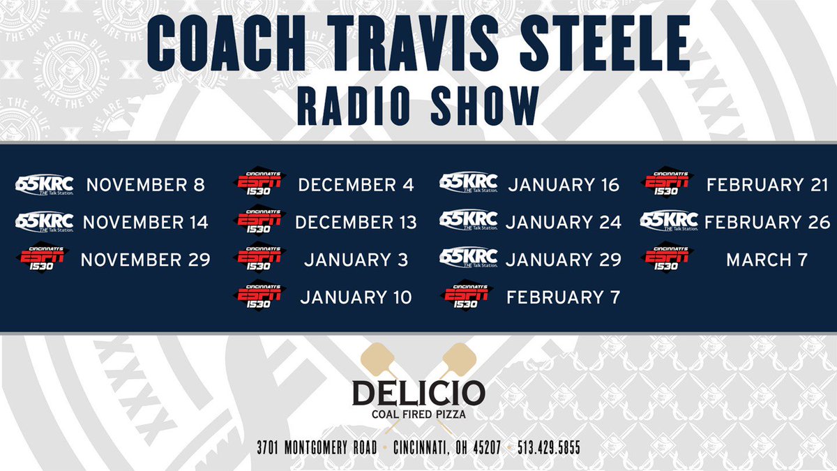 XUAthletics's tweet photo. The @CoachSteeleXU Show is TONIGHT at @DelicioCincy starting at 7 PM. 

MORE: https://t.co/JM8nXyfpnM https://t.co/8Ykg1TeoEs