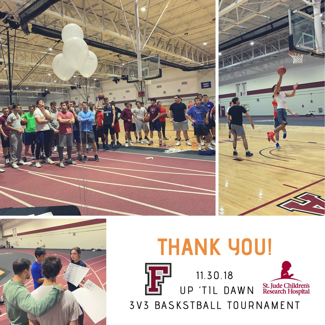 UTDFordham's tweet image. Thank you to everyone who contributed to our 3v3 basketball tournament Friday night. We raised nearly $600 for St.Jude! Congrats to the winning team (2nd pic) and the second place team (3rd pic)! Special thank you to @FordhamWBB for being our refs.