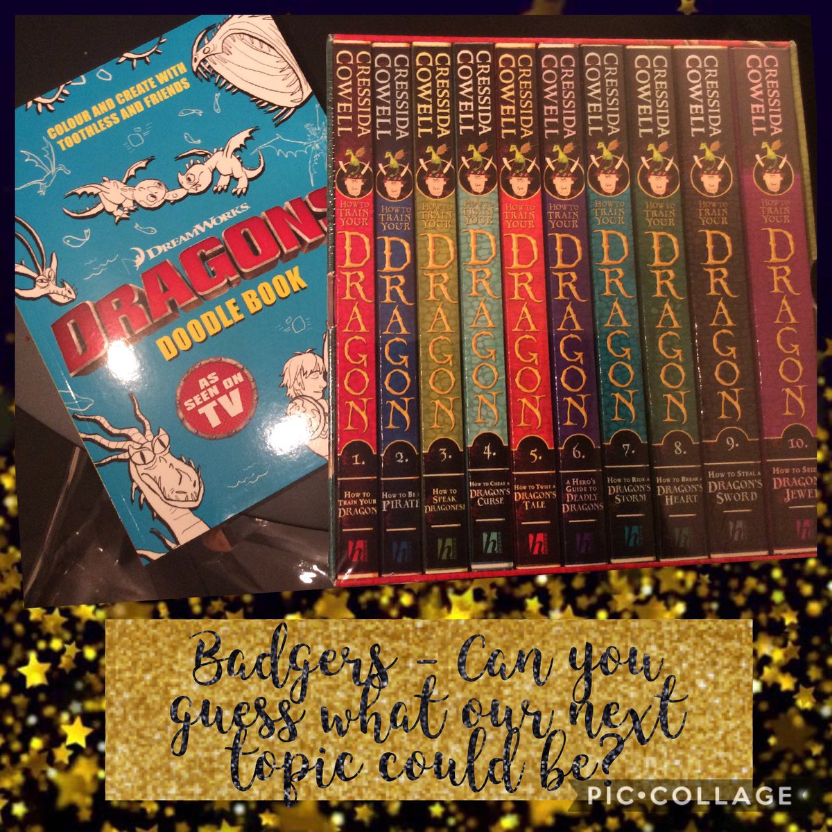 WoodsettsSchool's tweet image. A very excited teacher! My book delivery has arrived at last. #badgerclassrocks #howtotrainyourdragon #vikingfun