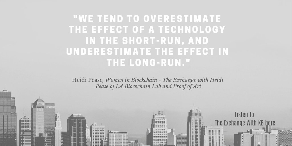 prankstr25's tweet image. Tune in for today’s episode of The Exchange with KB featuring #LA #blockchain #entrepreneur and educator @heidi_pease! kirillbensonoff.com/podcast/the-ex… #WomenInBlockchain #UCLABlockchain @lablockchainlab #ProofOfArt #blockchaintechnology