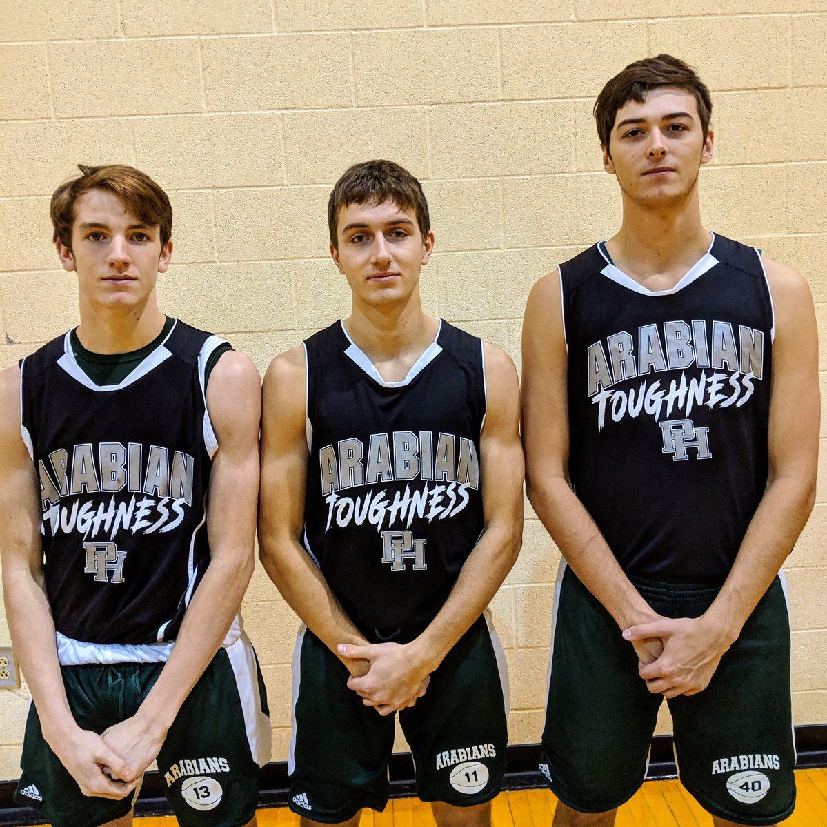 phhsboysbb's tweet photo. Arabian Toughness players of the week! Way to work hard in practice Gavin Greer, @Christian_j11 and @damebots35 #GoArabians https://t.co/HxU7z99SXX