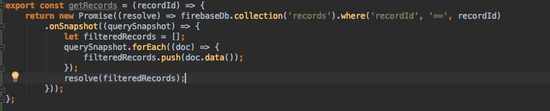 deekshasharma25's tweet photo. Create a #Promise from callback function in #javascript. onSnapshot() only accepts callbacks while listening to documents.Well..you can always tweak things the way you want ! #firebase #javascriptautosuggest https://t.co/2zjJeR5HmS