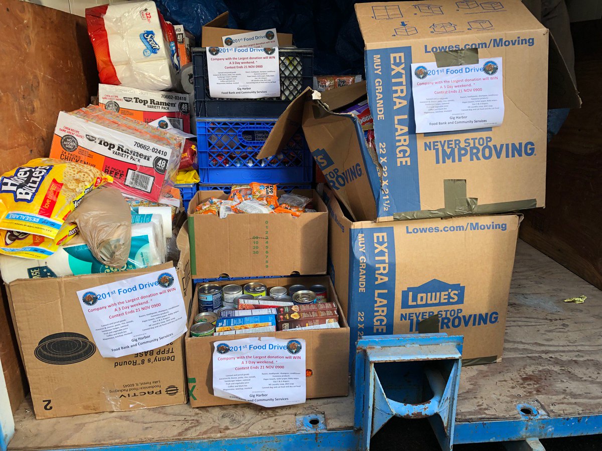 Special thanks to the 201st Army unit for donating 1200 (!!!) items to FISH. Thank you! #neighborhelpingneighbor