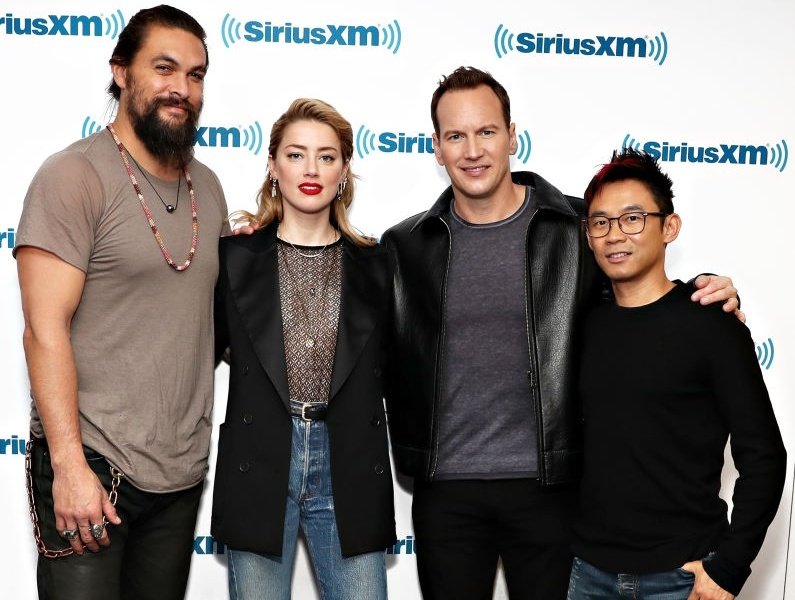 Best Of Patrick Wilson Patrick Wilson James Wan Amber Heard And Jason Momoa At Siriusxm Studios Today In Nyc Aquaman I