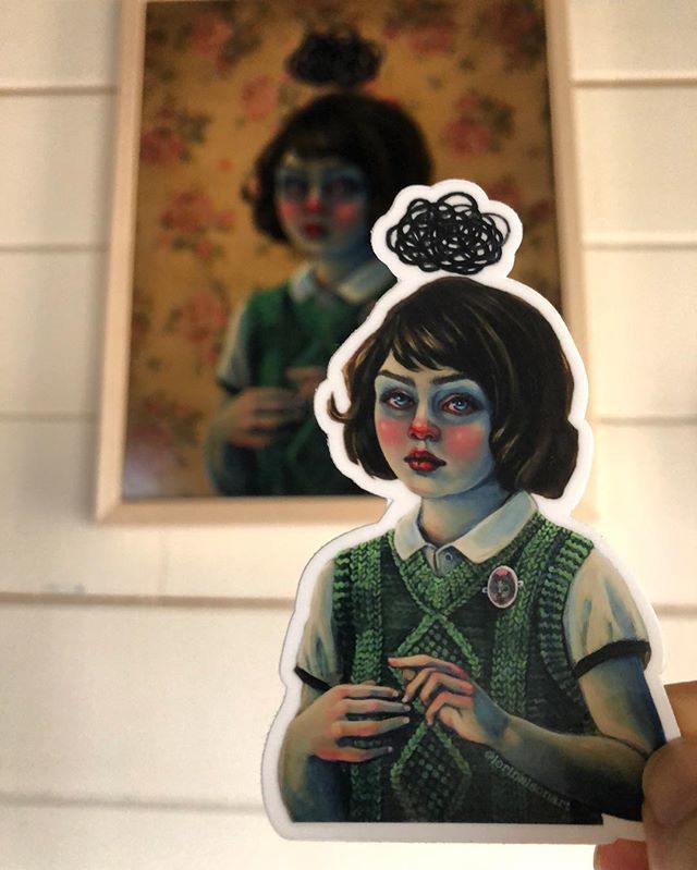 lorinelsonart's tweet image. THERE WILL BE STICKERS! Sorry so yelly, but I like stickers and I’ve a limited amount of 7 designs dropping w my print release Wed. 12/05 at 12pm EST in my shop (link in ye olde bio) 3” (like the photo here) will be 3.00. .5” will be 6.00. And pssssssst,… ift.tt/2Ssmut8
