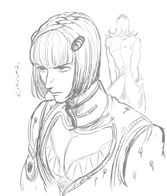 ジョジョ描いてみたかったのでらくがき。ブチャラティ～ 