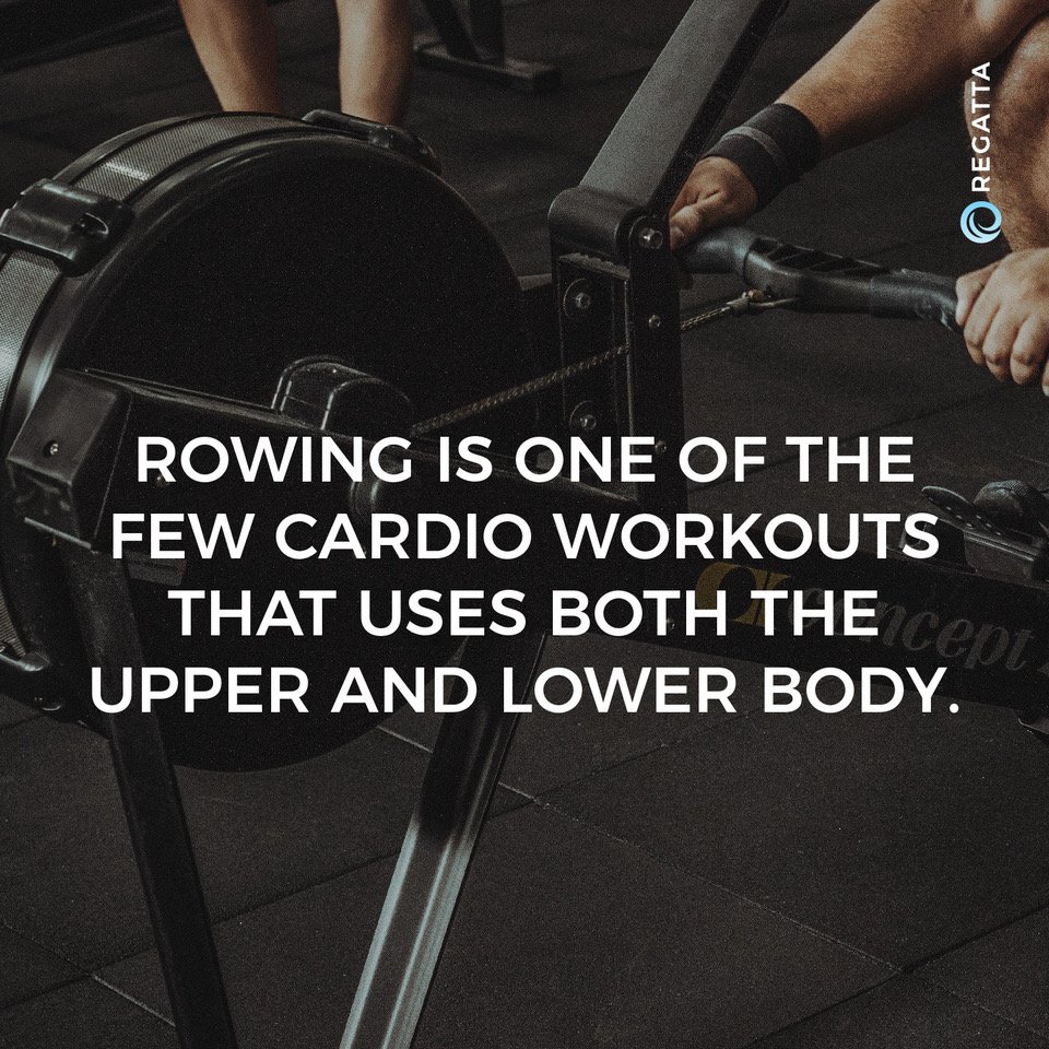 RegattaFit's tweet photo. In anticipation of our #RegattaFitness app launch in two short weeks, our instructors are sharing their favorite rowing #fitfacts. Check out their selections below, and let us know why you want to get #RegattaFit! #MondayMotivation https://t.co/apGLIjtU20