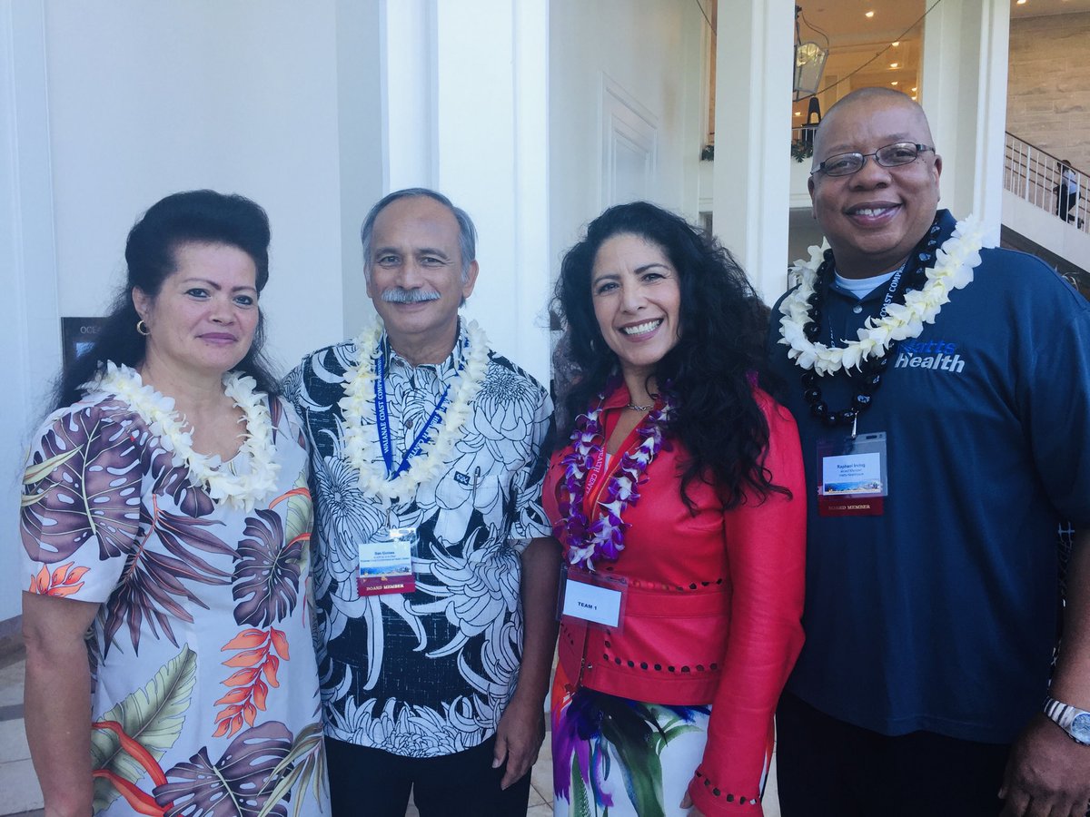 CarmelaCGarcia's tweet photo. Great to be in Oahu at the AAPCHO and AZ PCA conference with leaders from Waianae Coast Comprehensive Community Health Center and Watts Health Center. #consumerboards https://t.co/A8LmI0Csir