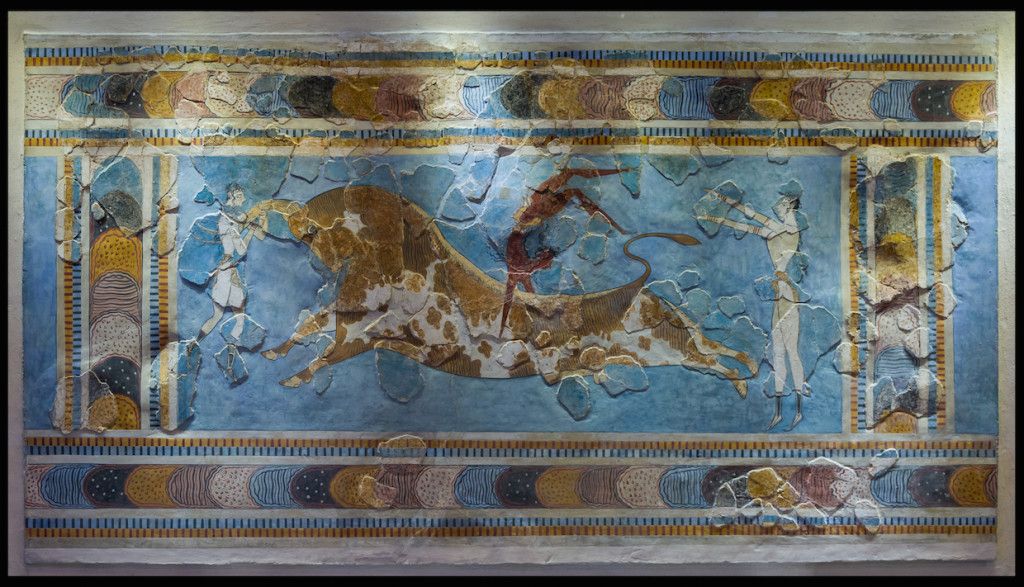 RADennyAuthor's tweet photo. Julius Caesar described the wild aurochs as little below the elephant in size, with huge horns and a bad temper.  Yet somehow early farmers domesticated in spite of great risks.  https://t.co/NxBgRgXQiO #aurochs #BullLeaping #Minoan #WhoKnew https://t.co/dPiHQNhRZr
