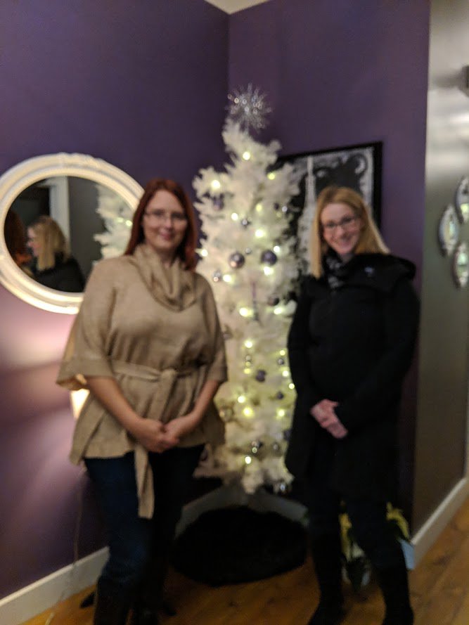 halifaxchamber's tweet photo. Friday member visits with Cindy and Chamber Ambassador @BrightShadowBiz! They stopped in for a workout @orangetheory, a spa day @WillowEsthetics, a beer @GoodRobotBrew and a quick broadcast at @jack929hfx 😉👋 #WeLoveOurMembers https://t.co/ZlGYsZAFlq