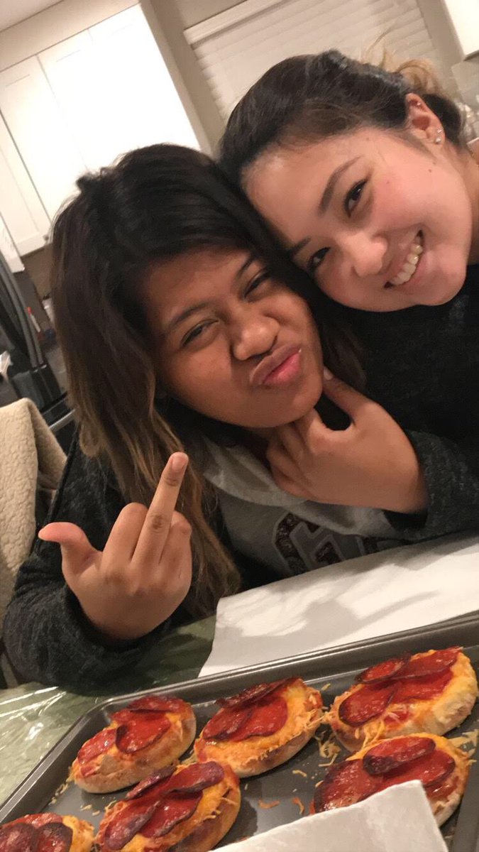 aspendevera's tweet photo. It’s the start of dead week and I’d just like to thank these two “roommates” for always keeping me in check. I wouldn’t want to experience my first semester w/o these two https://t.co/UqJNVsnhwZ