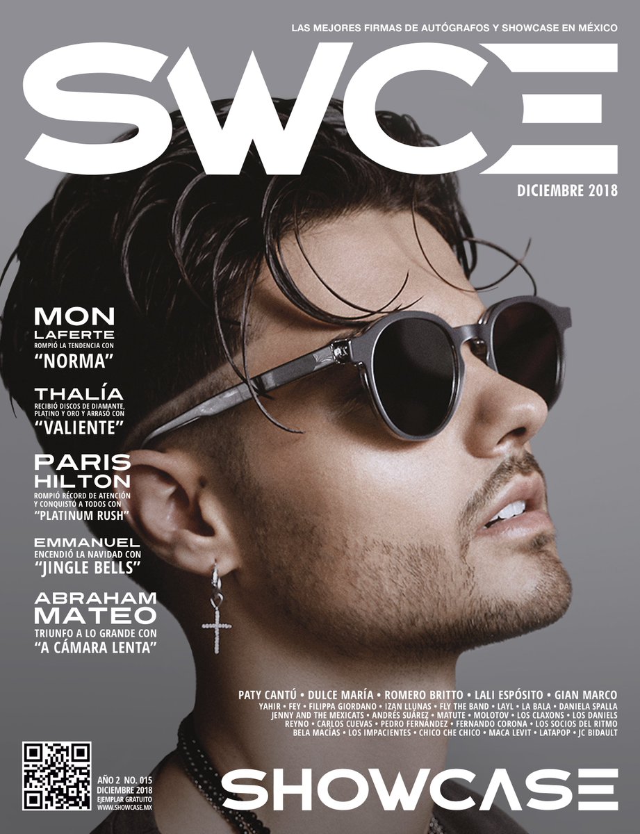 showcasemx's tweet photo. 😱😱😱 Wooow!!! @AbrahamMateo en la portada de @showcasemx de diciembre... https://t.co/KhU6grn32V @sonymusicmexico https://t.co/A8lEoC8lPc