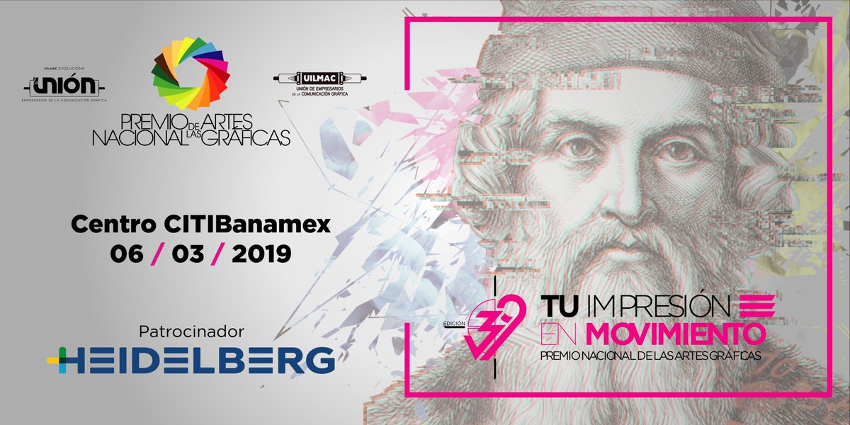 LaUnionPNAG's tweet photo. @Heidelbergmx Patrocinador del @LaUnionPNAG Premio Nacional de las Artes Gráficas https://t.co/MhVLT79Hpl