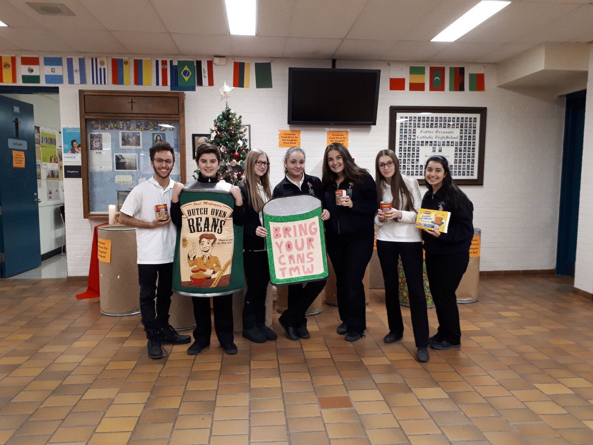Chaplaincy council will be coming to each homeroom Thursday and Friday this week to collect non-perishable food items. If we fill up all 10 bins we will be rewarded with a civvies day!!